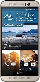 HTC One M9 Unlocked GSM 4G LTE 20MP Camera Smartphone, Gold