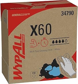 WypAll 34790CT X60 Wipers, POP-UP Box, White 126/Box
