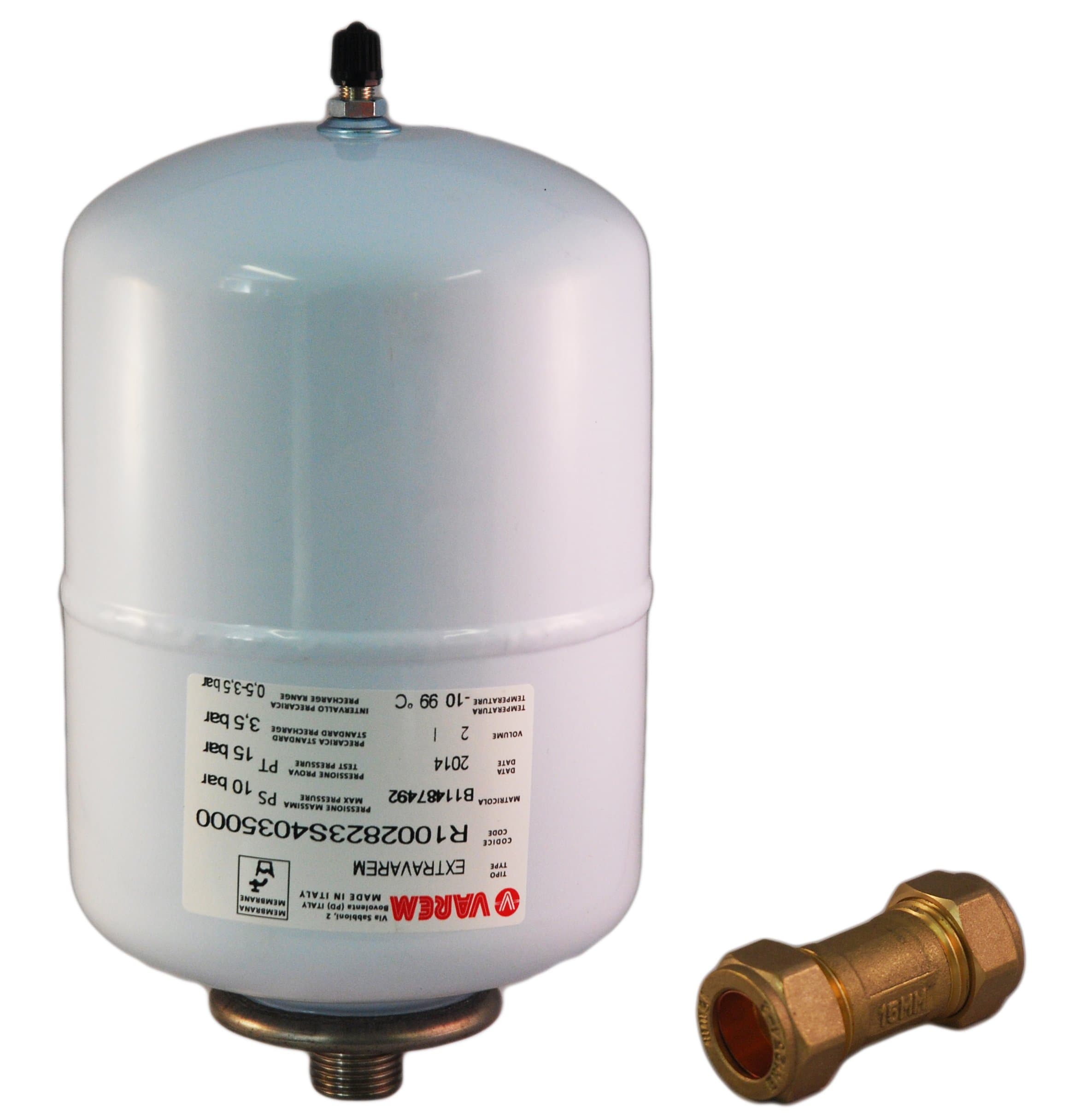 Water Heater Expansion Vessel Kit (Kit A)