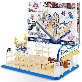 Mini Brands 5 Surprise Disney Toy Store 24-Pieces Playset with 2 Exclusive Collectible