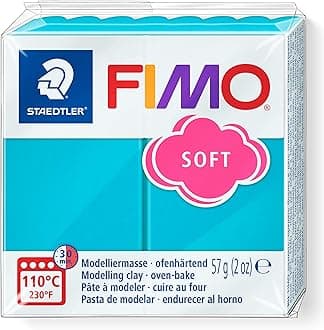 Staedtler FIMO Soft Polymer Clay - -Oven Bake Clay for Jewelry, Sculpting, Crafting, Peppermint 8020-39 57 g