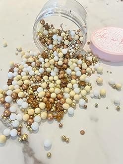 Cake N BakeChristmas Themed Edible Sprinkles (Gingerbread, 35g)