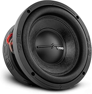 DS18 ZR6.4D Elite-Z 6 Inch Car Audio Subwoofer 600W Watts Dual Voice Coil 4-Ohm DVC 4+4 Ohm (1 Speaker)