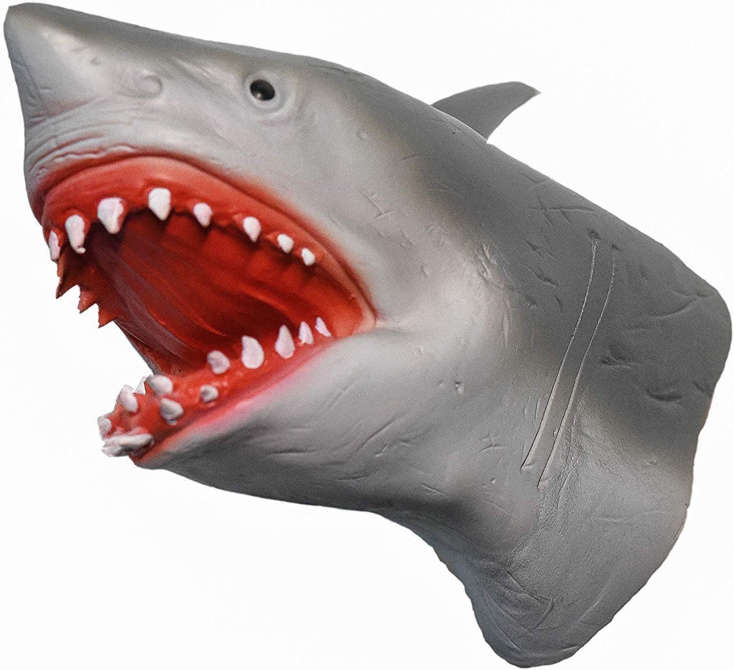 Yolococa Shark Hand Puppet Soft Rubber Latex Realistic Animal Head Toys for Kids Tiktok Yeah Shark Puppet (PATENT Registered)