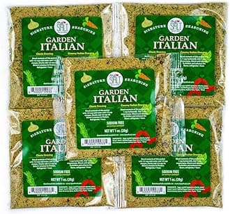 MySALT Garden Italian Dressing Mix 5 Pack – Zero Sodium Italian Salad Dressing Mix for Green and Pasta Salads – Just Add Oil & Vinegar, Full Flavor Without Added Sodium