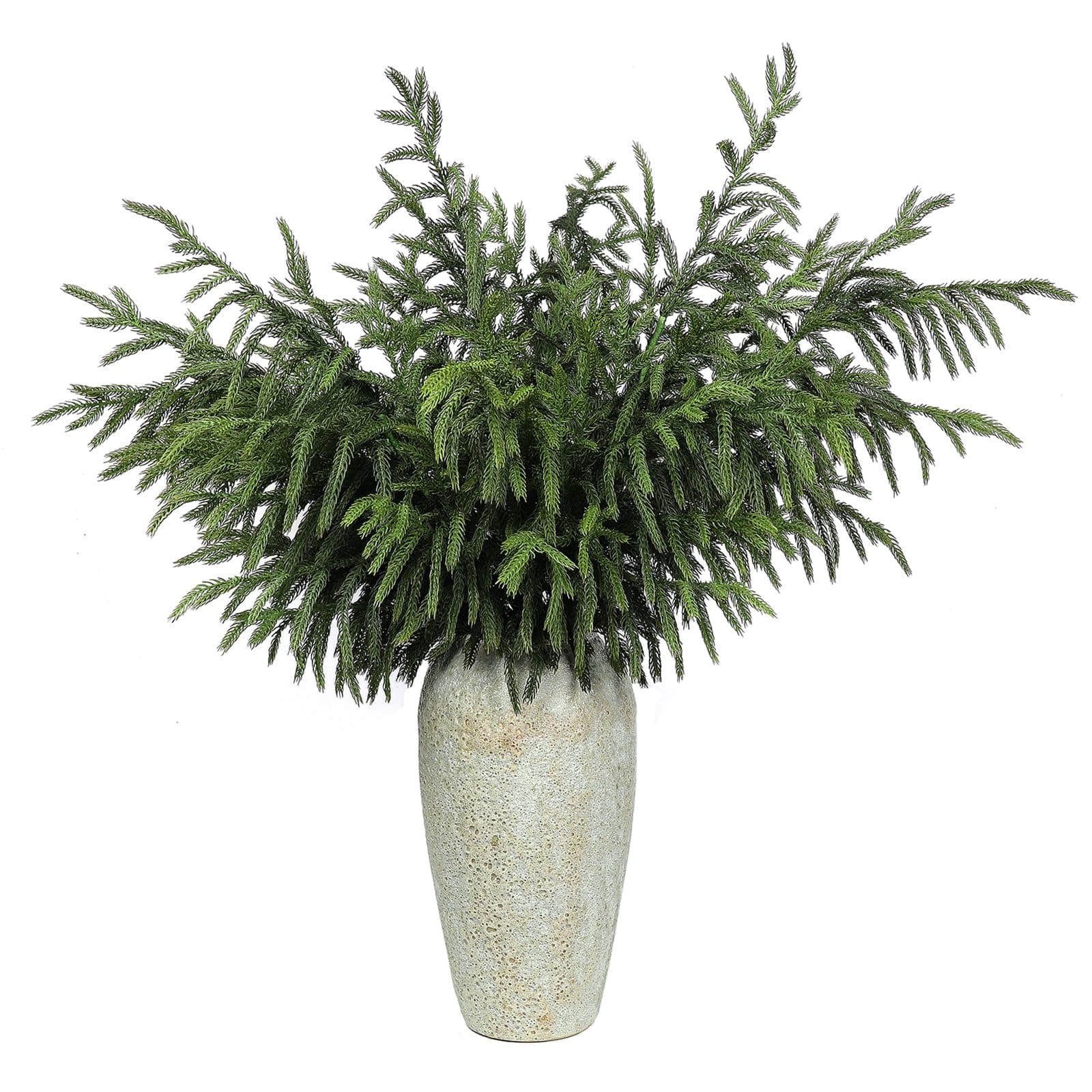 YXZZWL 8 Pcs 36" Real Touch Artificial Norfolk Pine Branches, Lifelike Norfolk Pine, Perfect for DIY Garlands Wreaths & Vases