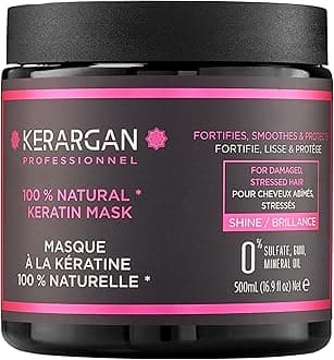 Ultra Repairing Hair Mask with Keratin for Damaged and Stressed Hair - Strengthens, smooths, and protects - Sulfate-Free, GMO-Free, Mineral Oil-Free - 16.9 fl oz