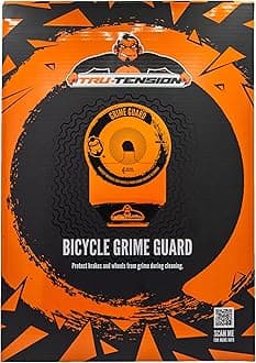 Tru-Tension | Bicycle Grime Guard | Protect Brakes & Wheels During Cleaning | Bicycle Tools & Accessories (Suitable for Bicycles Only)