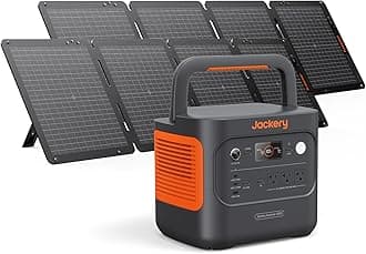 - Explorer 2000 v2 Power Station and 2 * 100W Solar Panels, 2042Wh LiFePO4 Home Backup Battery, 2200W Solar Generator, USB-C PD 100W Fast Charging for Emergencies, Power Outages, Camping