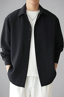 Men's Formal Button Down Shirt – Slim Fit Shirt's for Men | Textured Long Sleeve Polycotton| Business & Meeting Ready (Available in Plus Size)