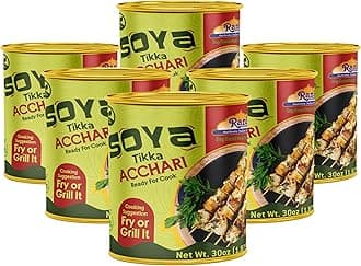 Rani Soya Tikka Achari 30oz (1.875lbs) 850g, Pack of 6, Ready for Cook ~ Easy...