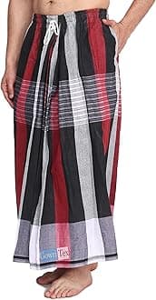 Gowri Tex Elastic Premium Cotton Lungis Pack Of 1