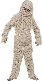 Mummy Costume for Kids Deluxe Mummy Outfit for Boys and Girls