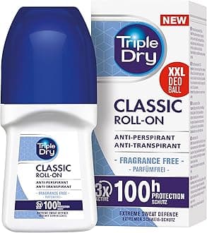 Classic Fragrance Anti-Perspirant Roll On | 100-Hour Protection Against Excessive Sweating| Fights Odour| Triple Active Formula | Classic Fragrance | Clinically Proven | Unisex