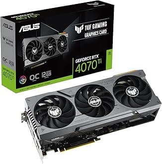 ASUS TUF Gaming TUF-RTX4070TI-O12G-GAMING NVIDIA GeForce RTX 4070 Ti 12 GB GDDR6X