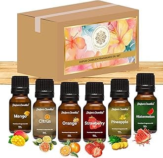 Fragrance Oils Set | 15mlx6 | Aroma Oil for Home Fragrance | Best for Aromatherapy | Use in Diffusers, Candles, Air Fresheners (Fruity, Pack of 6, 15ml each)