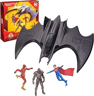 DC Comics, The Flash Batwing Battle Set (Amazon Exclusive)| Supergirl, NAM-Ek, Flash Action Figures, 4-inch | Kids Toys for Boys and Girls Ages 4+