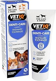 Denti-Care Enzymatic Toothpaste for Cats 3+ Months & Dogs 2+ Months, Designed to Help Clean Teeth, Support Gum Health & Freshen Breath, 70 g (Pack of 1)
