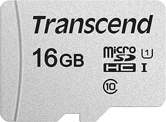 USD300S 16GB microSDHC Class 10 U1 Memory Card with SD Adapter TS16GUSD300S-A