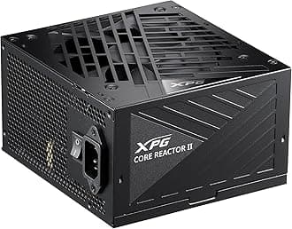 XPG Core Reactor II Modular PSU: ATX3.0-80 Plus Gold - ATX - Fully Modular Power Supply - 10 Year Warranty - 750 Watt(COREREACTORII750G-BKCEU)