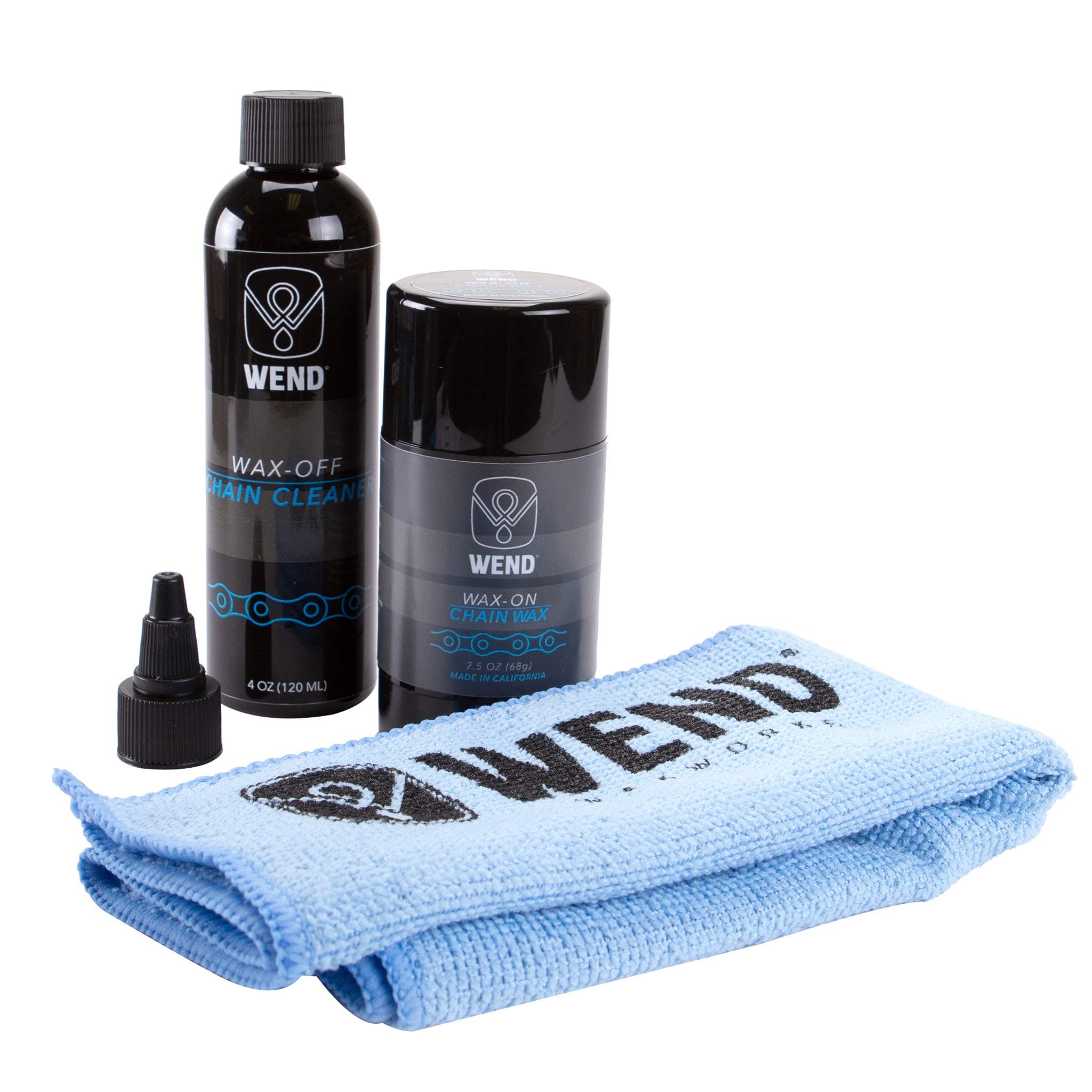 Wend Performance Wax-On Chain Kit - Black - WWWOWOBK