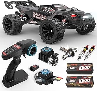 Mini 1/8 RC Truck for Adults Fast 50+mph, Vortan Electric RTR Brushless RC Cars All Terrain 4WD Off Road Hobby RC Car Waterproof Remote Control Car for Snow/Sand/Beach Toy Gift with 3S Battery