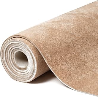 Suede Auto Headliner Fabric 56" L × 60" W with Foam Backing - Tube Packaging - Beige Interior Replacement Material for Car/Truck/SUV/RV Roof - Home Repair/DIY Headliner Material