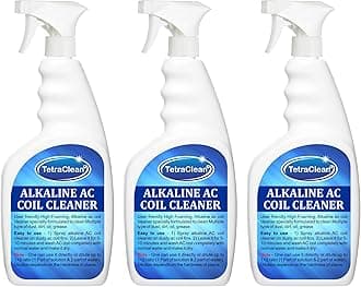 AC Coil Cleaner | High Foam Alkaline AC Cleaner | Air Conditioner Cleaner Liquid | Instant AC Coil Cleaning Agent |Clean Exterior & Interior Highly Dusty AC Coil - 500mlx3