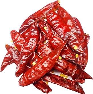 A D Food & Herbs Organic Dried Whole Red Chilli/Sukhi Mathania Marwari Rajasthani Laal Mirch Pure and Edible Spice Masala (250 Gms x pack of 2)