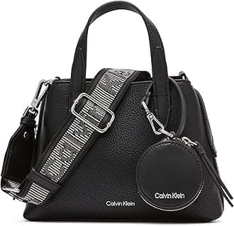 Calvin Klein Women's Millie 2 in 1 Triple Compartment Mini Satchel Crossbody