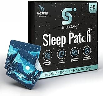 Premium Sleep Patches (48 Days Supply), Sleeping Patch for Adults: Extra Strength Help Melatonin Extended Release, Natural Well Aid to Support Women, Kid Have Night Sweet Dream