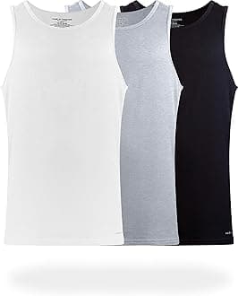 Pair of Thieves Slim Fit Men’s Tagless Tank Tops, 3 Pack Ultra Soft, Breathable Sleeveless A-Shirt for Men, AMZ Exclusive