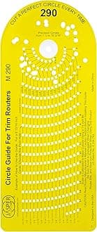 Jasper 290 Circle Jig - WOOD Magazine Grade A (ONLY Grade A) | 268 Circles 1½"-18 3/16" | Standard & PRO Models | Compact Trim Cordless Routers