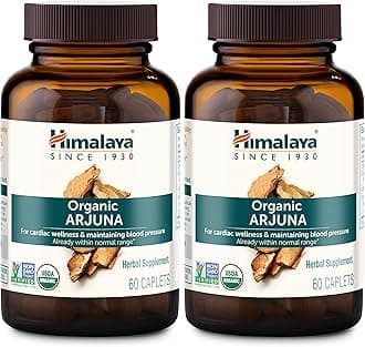Organic Arjuna, Blood Pressure Supplement for Cardiovascular Wellness and Heart Health, 700mg, 60 Count (Pack of 2)
