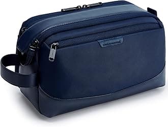 BAGSMART Toiletry Bag for Men, Large Travel Toiletry Organizer, Dopp Kit Water-resistant Shaving Bag for Toiletries Accessories - Nvay Blue