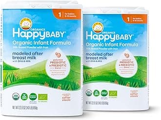 Organics Stage 1 Infant Formula, 0 12 Months, Milk Based Organic Baby Formula Powder with Iron, Probiotics & Prebiotics for Immune & Digestive Support, 22.9 Ounce (Pack of 2)