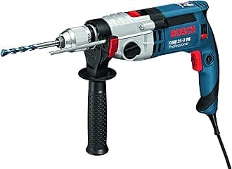 Bosch Professional Corded Impact Drill GSB 21-2 (240V, 1.100W, incl. Auxiliary Handle, Depth Stop 210 mm, Keyless Chuck 13 mm, Carrying Case)