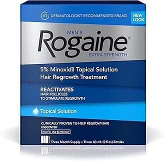 Mens Regrowth Extra Strength 5% Unscented 3 Month Supply