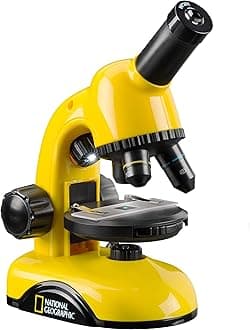 National Geographic Microscope 40x-800x with Smartphone Camera Holder and Accessories for Easy Start in Microscopes