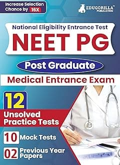 NEET PG Entrance Exam Preparation Book 2023 - 8 Mock Tests and 3 Previous Year Papers (3300 Unsolved Objective Questions) with Free Access To Online Tests Paperback – 6 Dec. 2022