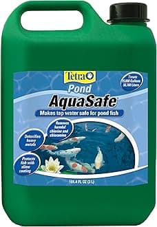 TetraPond AquaSafe 101.4 Ounces, Makes Tap Water Safe For Pond Fish