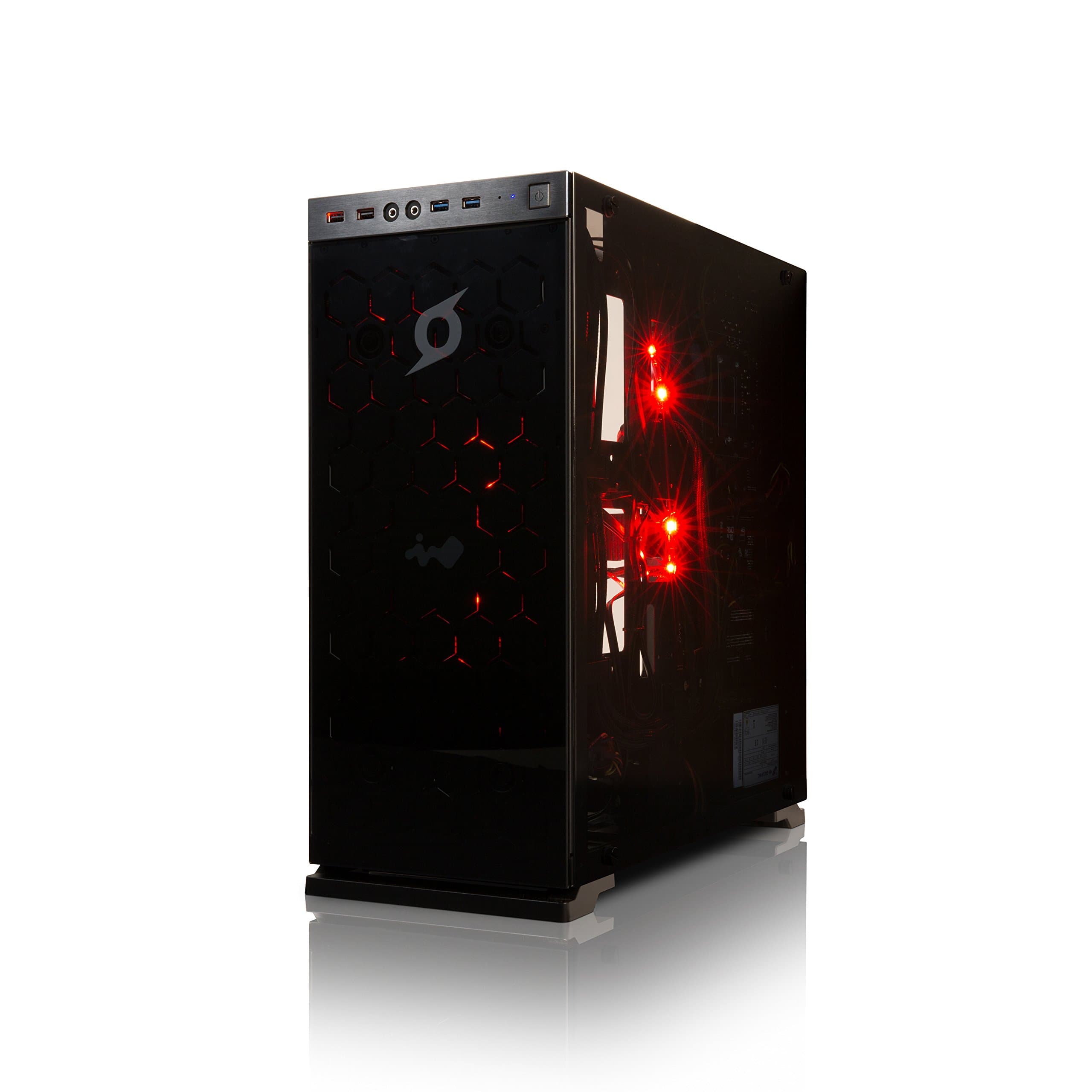 StormForce Inferno Gaming Desktop PC - (Black) - (Intel Core i7-6700K 4.0 GHz , 32 GB RAM, 3 TB HDD, 250 GB SSD, NVIDIA GeForce GTX 1070 Dedicated Graphics,Wi-Fi, Windows 10)