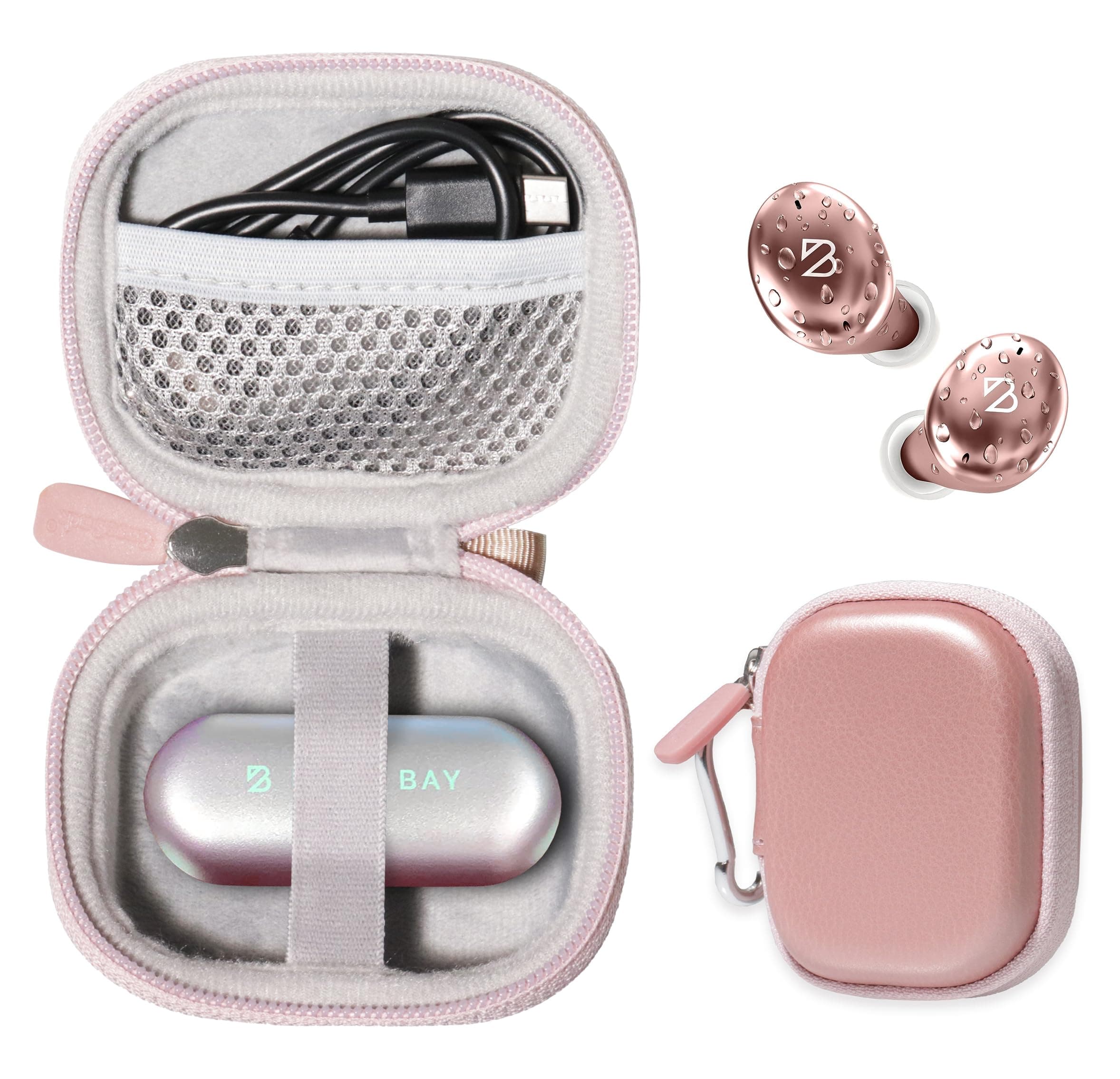 CaseSackCase for Tempo 30 Wireless Earbuds (Rose Gold)