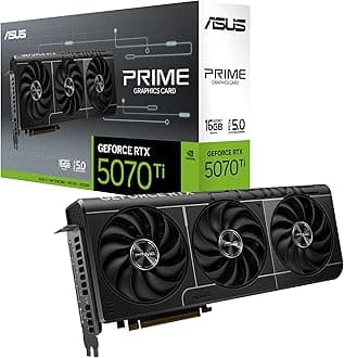 ASUS The SFF-Ready Prime GeForce RTX™ 5070 Ti 16GB GDDR7 Graphics Card (PCIe® 5.0, 16GB GDDR7, HDMI®/DP 2.1, 2.5-Slot, Axial-tech Fans, Dual BIOS)