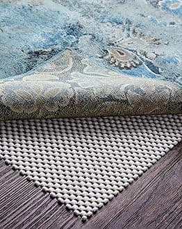 Veken 3x5 Ft Rug Pad Gripper for Hardwood Floors, Non Slip Rug Pads for Area Rugs, Thick Rug Grippers for Tile Floors, Under Carpet Anti Skid Mat, Keep Your Rugs Safe and in Place