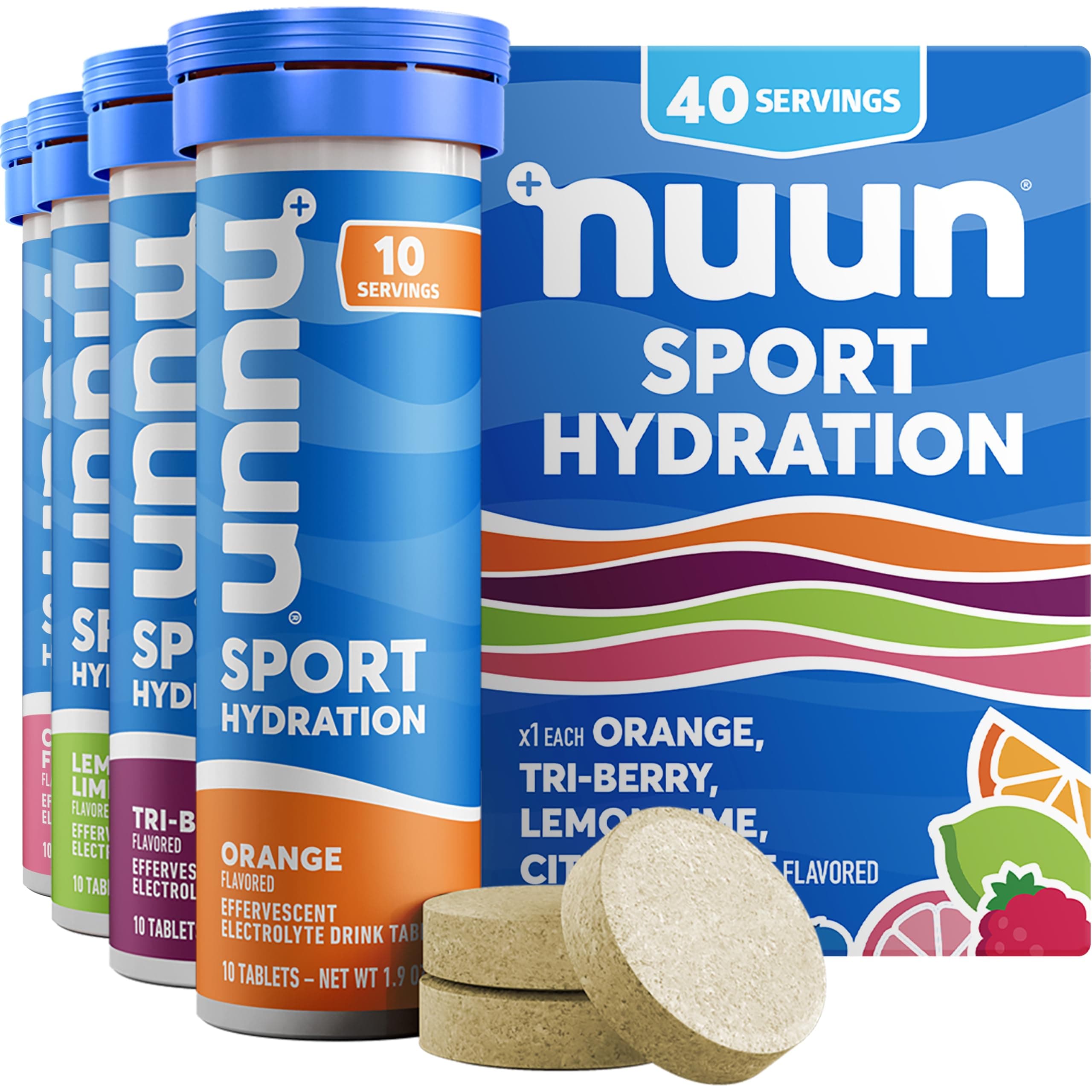 Nuun - Active Effervescent Electrolyte Supplement Multi-Pack Mixed Flavors