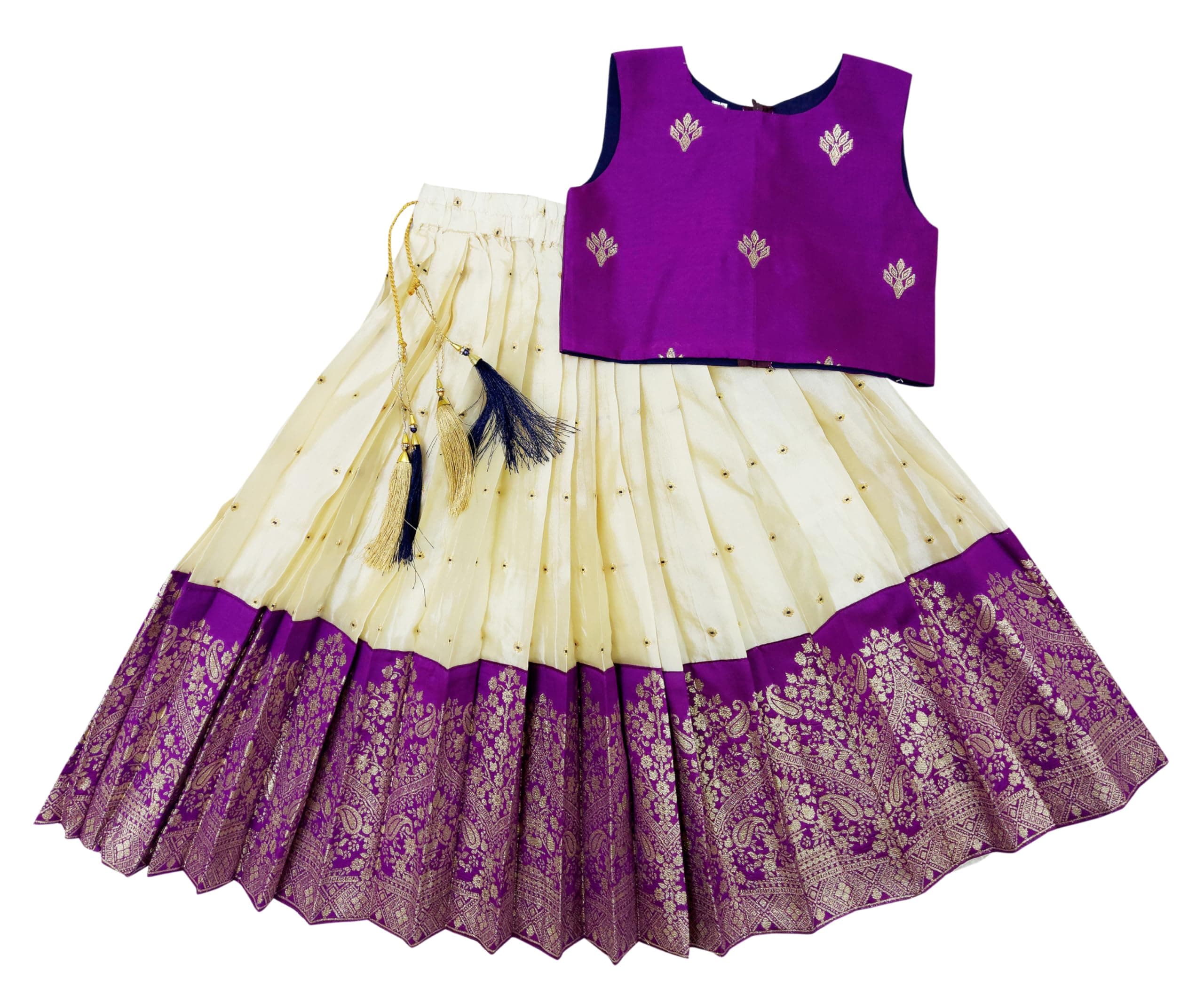 FELIZ THE DESIGNER STUDIO Girls Readymade Lehenga Choli Set