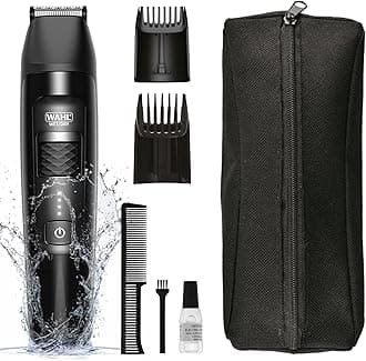 Wahl Beard Trimmer Men, Precision Glide, Hair Trimmers for Men, Mens Stubble Trimmer, Male Grooming Set, Fully Washable, Integrated Cutting Combs, Waterproof Beard Trimming