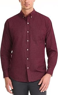 Van Heusen Men's Wrinkle Free Long Sleeve Button Down Shirt Button Down Shirt