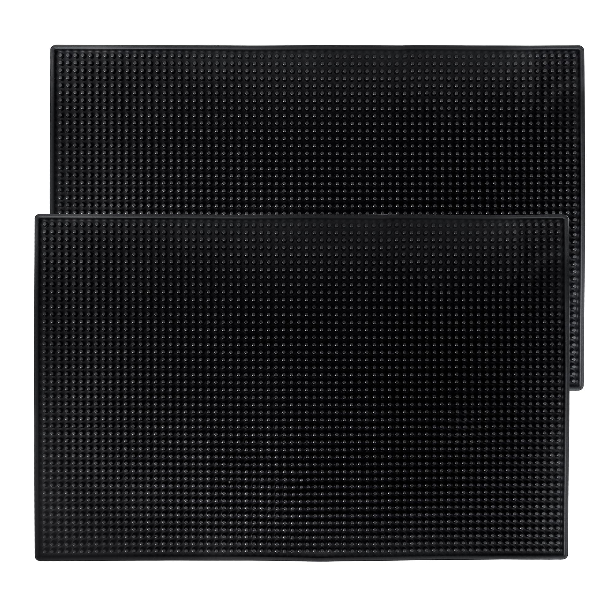 2 Pcs Bar mat 18" x 12" - 45.7 x 30.5cm Rubber Bar Service Spill Mat,bar mats for countertop,bar mats for Bartending,bar mat for Home bar,Drink mat